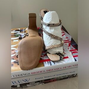 STEVE MADDEN Python Embossed FAINE Mules Shoe main image 1